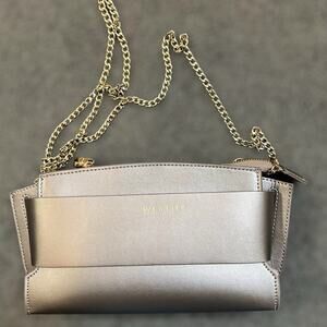 Nine West Westies Crossbody Shoulder Bag Chain Strap Gunmetal Purse Satchel New
